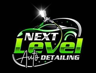 Next Level Auto Detailing logo design by DreamLogoDesign