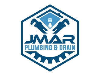 jmar plumbimg & drain logo design by MUSANG