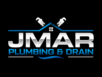 jmar plumbimg & drain logo design by ingepro