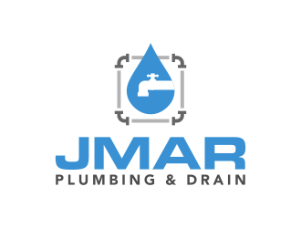 jmar plumbimg & drain logo design by ingepro