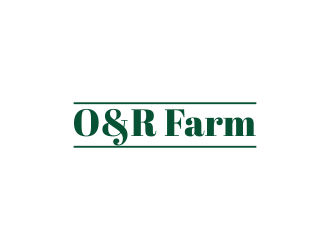O&R Farm logo design by oke2angconcept
