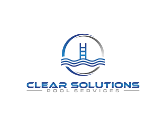 Clear Solutions Pool Services logo design by salis17