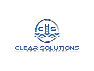 Clear Solutions Pool Services logo design by salis17