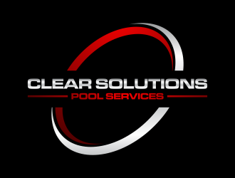 Clear Solutions Pool Services logo design by eagerly