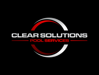 Clear Solutions Pool Services logo design by eagerly