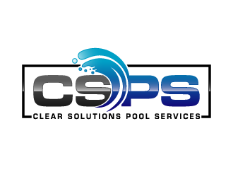 Clear Solutions Pool Services logo design by Chlong2x