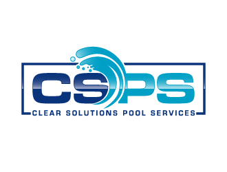 Clear Solutions Pool Services logo design by Chlong2x
