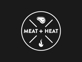Meat [plus sign] Heat  logo design by arturo_