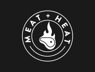 Meat [plus sign] Heat  logo design by arturo_