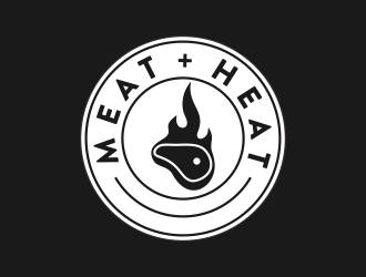 Meat [plus sign] Heat  logo design by arturo_