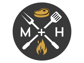 Meat [plus sign] Heat  logo design by aldesign