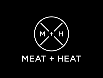 Meat [plus sign] Heat  logo design by hopee
