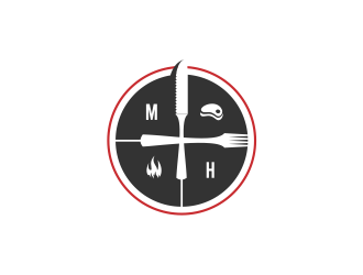 Meat [plus sign] Heat  logo design by Arxeal