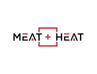 Meat [plus sign] Heat  logo design by scolessi