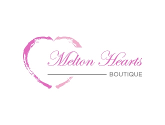 Melton Hearts Boutique logo design by twomindz