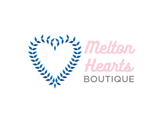 Melton Hearts Boutique logo design by bomie