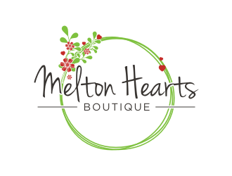 Melton Hearts Boutique logo design by Barkah