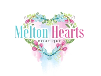 Melton Hearts Boutique logo design by Roma