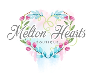 Melton Hearts Boutique logo design by Roma