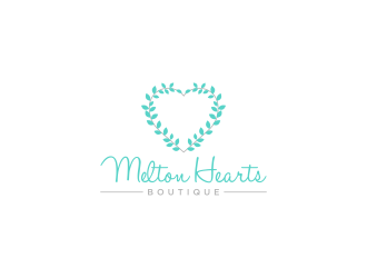 Melton Hearts Boutique logo design by RIANW