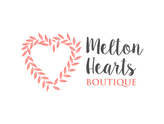 Melton Hearts Boutique logo design by BlessedArt