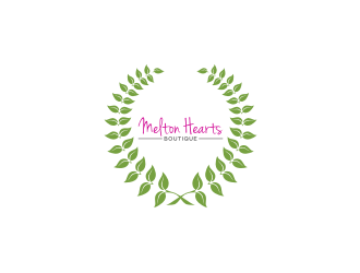 Melton Hearts Boutique logo design by logitec