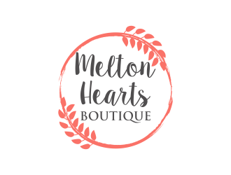 Melton Hearts Boutique logo design by BlessedArt