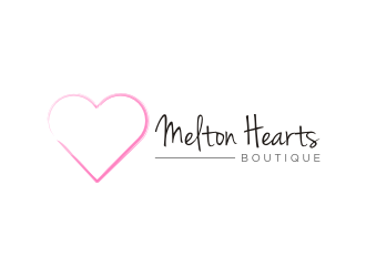 Melton Hearts Boutique logo design by Inaya