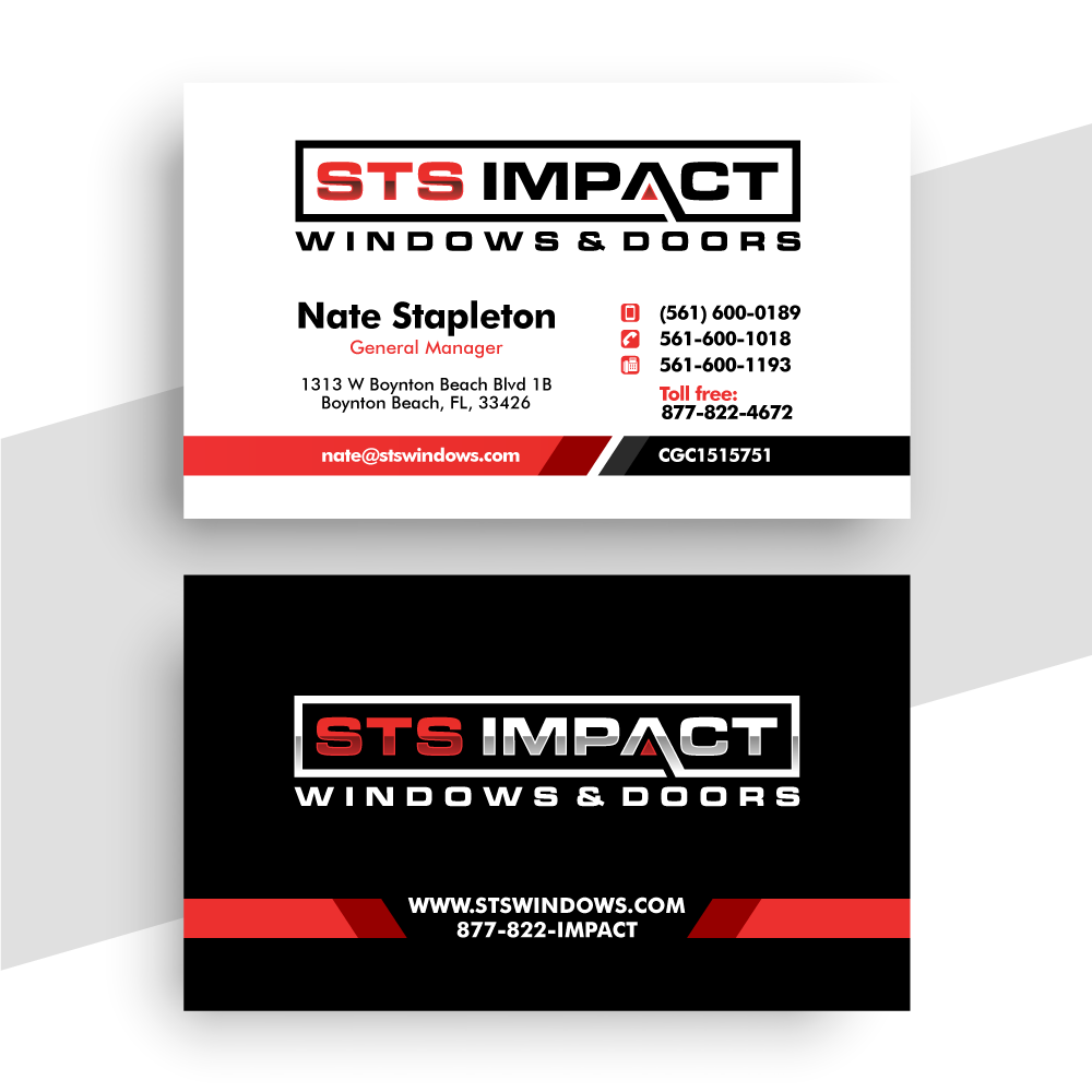 STS Windows & Doors logo design by abss