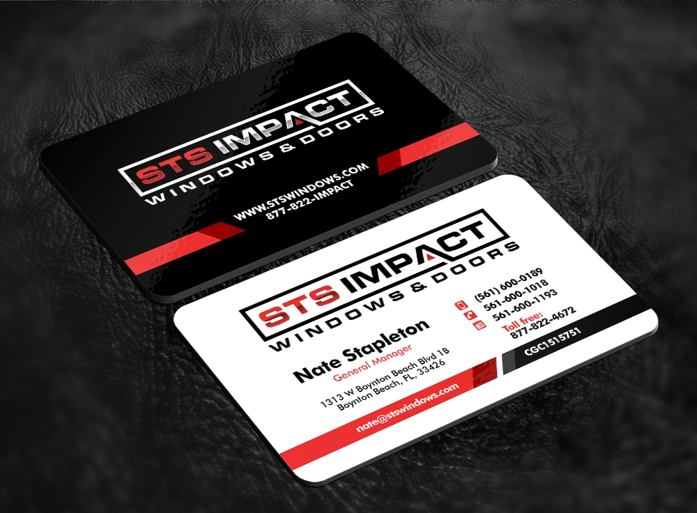 STS Windows & Doors logo design by abss