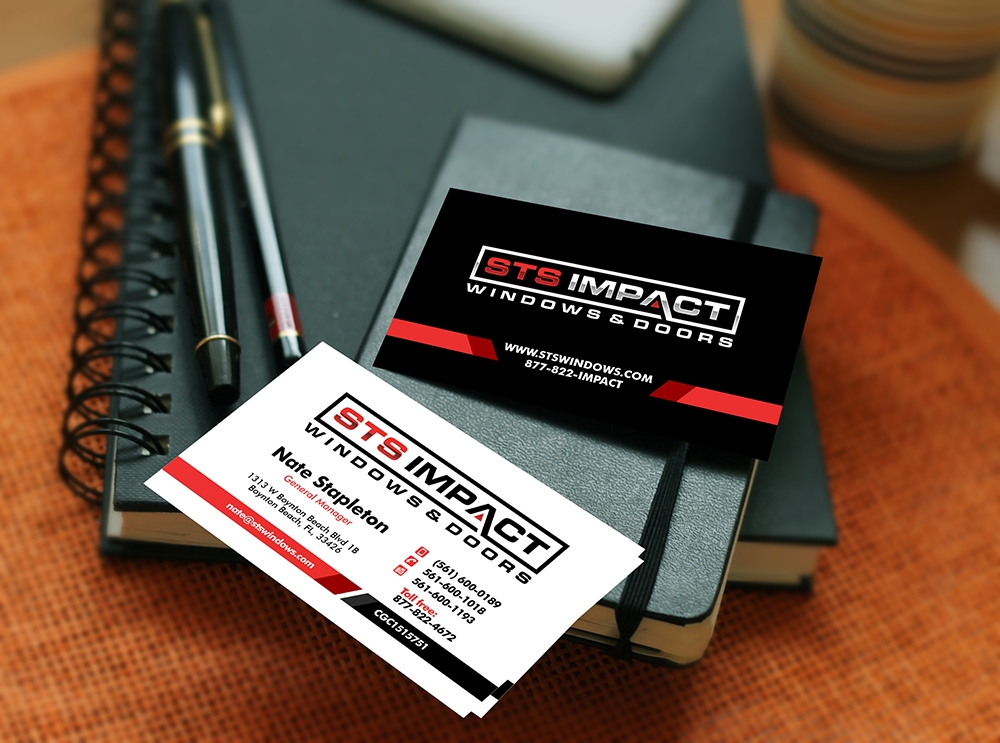 STS Windows & Doors logo design by abss