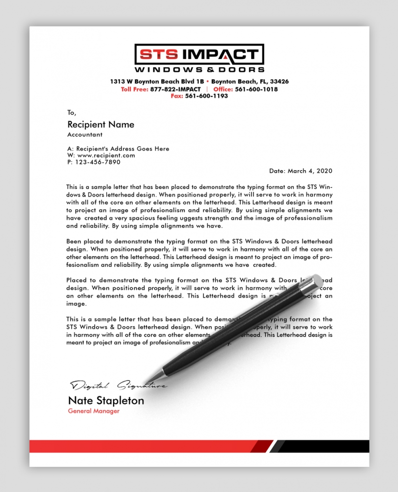 STS Windows & Doors logo design by abss