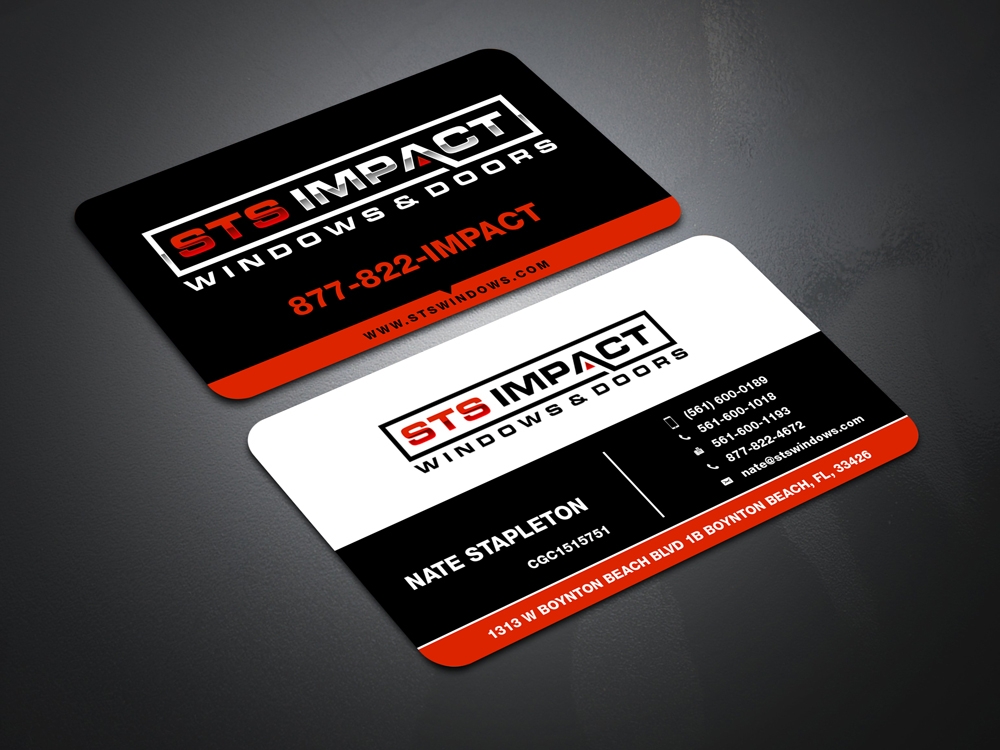 STS Windows & Doors logo design by XyloParadise