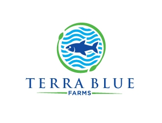 Terra Blue Farms logo design by Foxcody