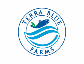 Terra Blue Farms logo design by Mahrein