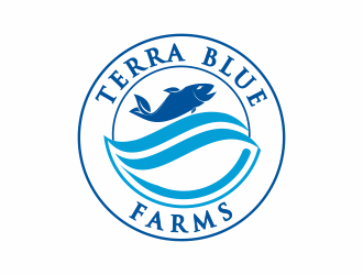 Terra Blue Farms logo design by Mahrein