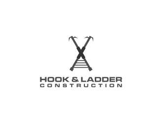 Hook & Ladder Construction logo design by y7ce
