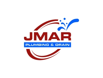 jmar plumbimg & drain logo design by wongndeso