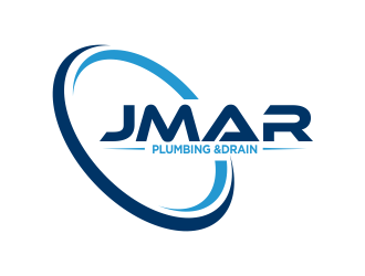 jmar plumbimg & drain logo design by Greenlight