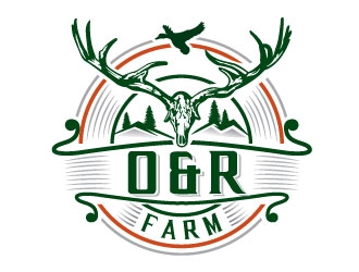 O&R Farm logo design by Conception