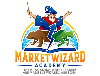 Market Wizard Academy logo design by haze