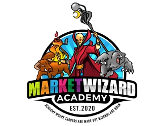 Market Wizard Academy logo design by DreamLogoDesign