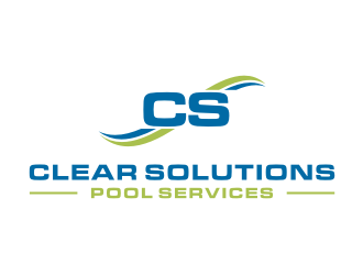 Clear Solutions Pool Services logo design by KQ5