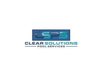 Clear Solutions Pool Services logo design by bricton