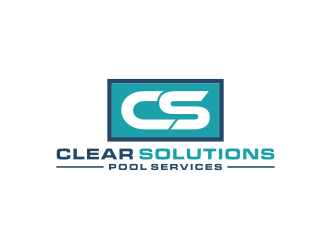 Clear Solutions Pool Services logo design by bricton