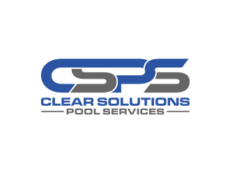 Clear Solutions Pool Services logo design by johana