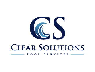 Clear Solutions Pool Services logo design by Chlong2x