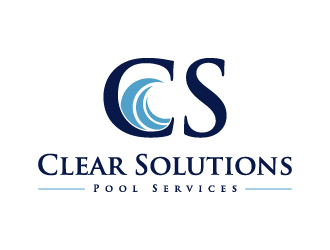 Clear Solutions Pool Services logo design by Chlong2x