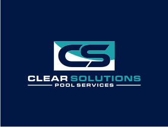 Clear Solutions Pool Services logo design by bricton