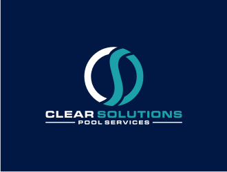 Clear Solutions Pool Services logo design by bricton